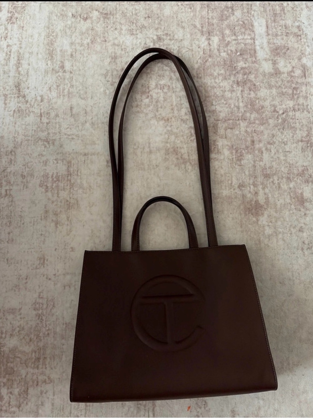 TELFAR Leather Tote Bag -